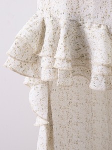 Patchwork Ruffles Customized Dress Production