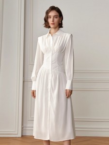 Shirt Custom White Dress Design For Ladies