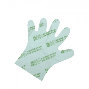 Compostable Glove, food prep glove, household glove, disposable biodegradable glove