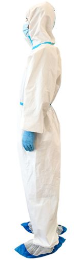 The correct use method and sequence of putting on and taking off the protection coverall gown