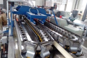 40 mm – 110 mm double wall corrugated pipe  making machine manufacturer price