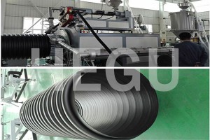 1500-2200mm large diameter PE spiral winding pipe machine