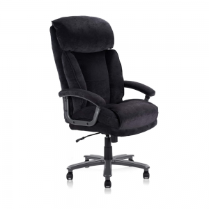 Офісне крісло з обтічним дизайном із широким сидінням