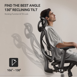 Mrežasta stolica za kućni ured ergonomskog dizajna