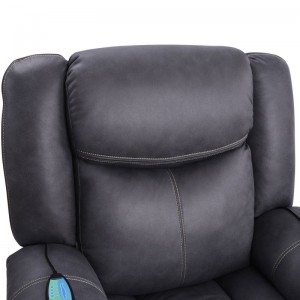 Moderne simpelt Napa læder og ægte læder lang sofa stue sofa til hjemmet med USB funktion