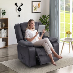 Moderno simples Napa couro e couro real sofá longo sala de estar para casa com função USB