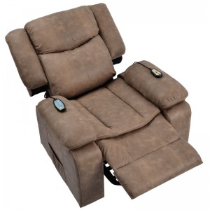Set di divani con funzione a forma di L in pelle per mobili moderni per la casa Divano angolare componibile reclinabile in pelle
