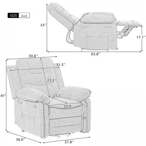 आधुनिक सरल और आरामदायक सिंगल-सीट अनफोल्डिंग फंक्शन सोफा बेड