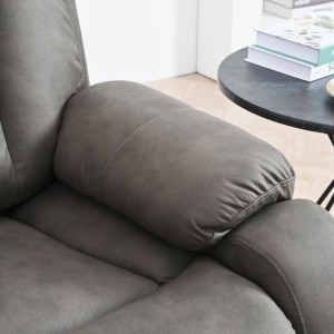 LED менен Intelligent Sofa Living Room Function Кожа диван