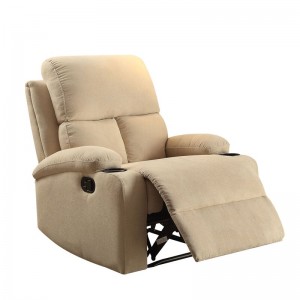 32 Zoll breiter, manueller Standard-Liegestuhl aus Samt