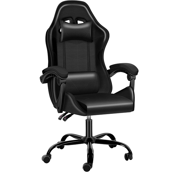 Cheap Adjustable Swivel Gaming Task Chair Computer Room black Featured Image