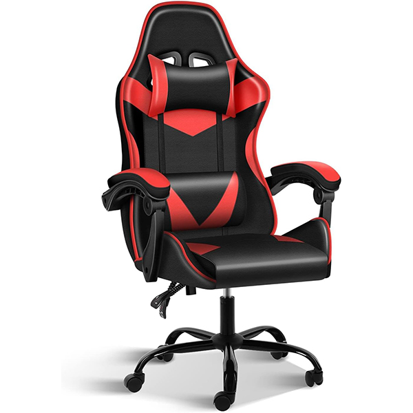 Cheap Adjustable Swivel Gaming Task Chair Computer Room red Featured Image