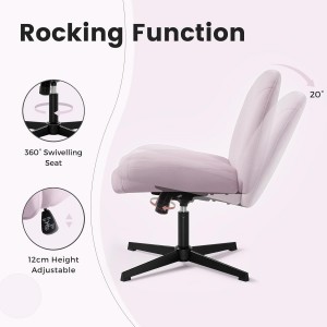 Walang-armless Office Desk Chair Walang Gulong