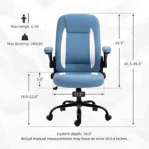 Kontorstol Executive Desk Chair Moderne computerstole blå