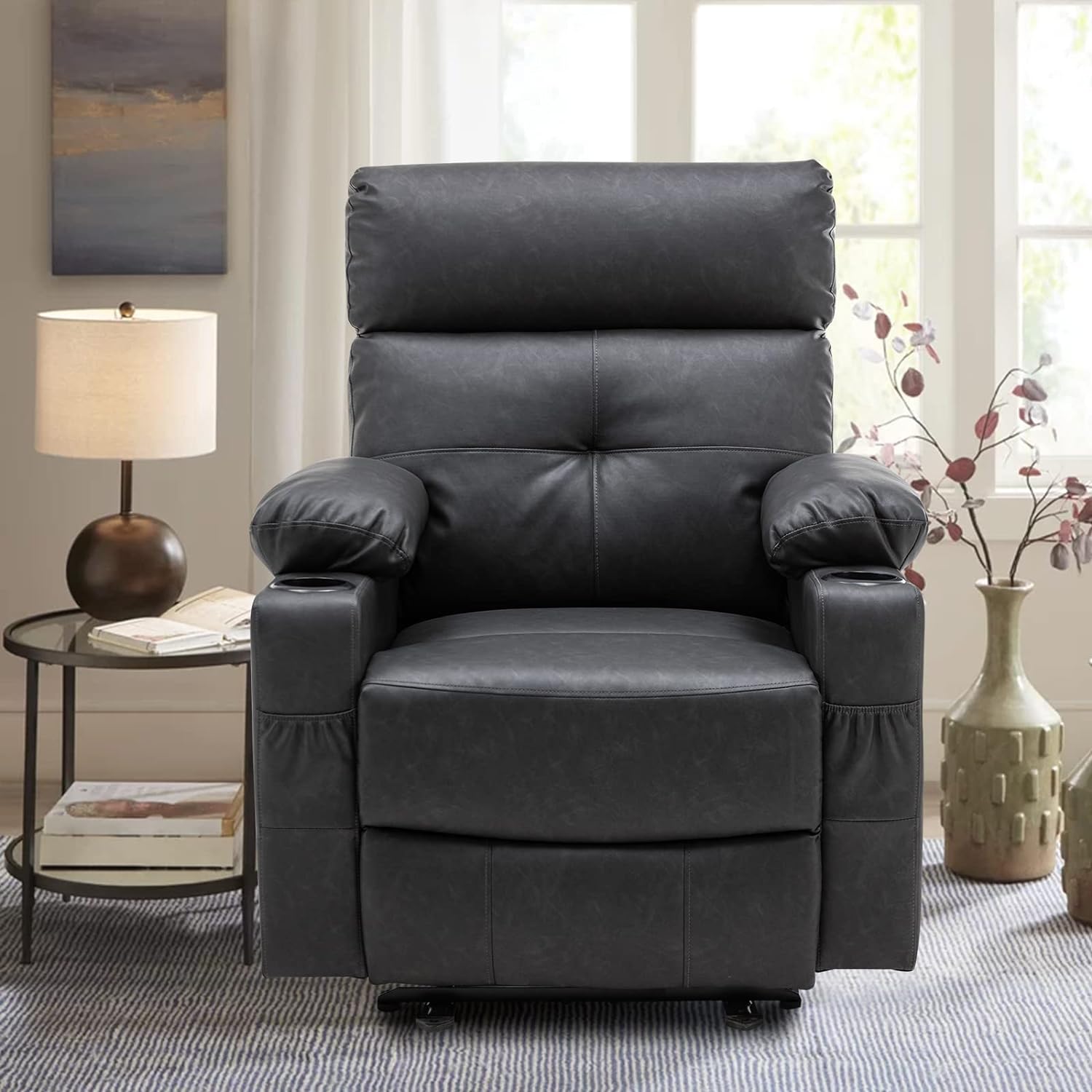 Electric Recliner Chairs nrog Extended Footrest