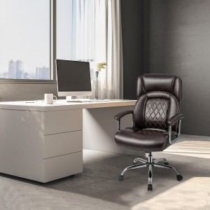 500LBS Executive bureaustoel met hoge rugleuning
