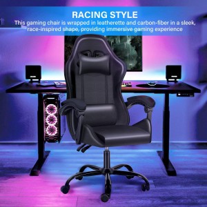Cheap Adjustable Swivel Gaming Task Chair Computer Room black