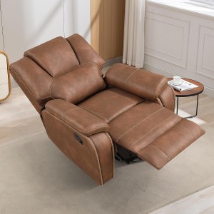 Silla reclinable Manual mullida, sofá individual reclinable, sillas de palma