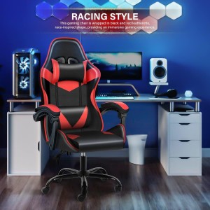 Cheap Adjustable Swivel Gaming Task Chair Computer Room red