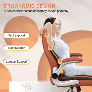 Executive Office Chairs with the round Lumbar Support palm