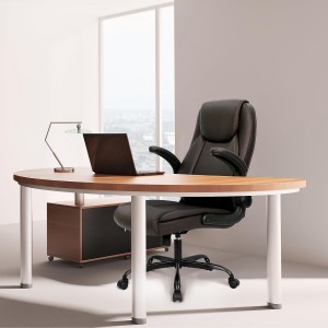 Chaise de bureau ergonomique en cuir PU, paume exécutive