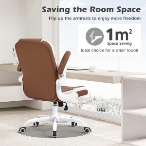 Sillas de escritorio de oficina en casa, silla giratoria ejecutiva con ruedas para ordenador, palma