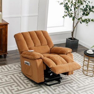 Električne masažne fotelje u smeđoj boji