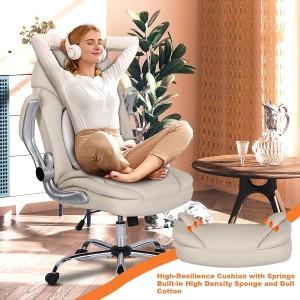 Извршне канцеларијске столице са пиринчем за округлу лумбалну подршку