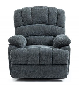 대형 파워 리프트 안락 의자 푹신한 넓은 스탠딩 지원 - 회색