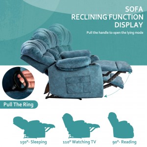 Sofá reclinable 9014-verde