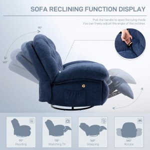 Soffa Recliner 9036-frown