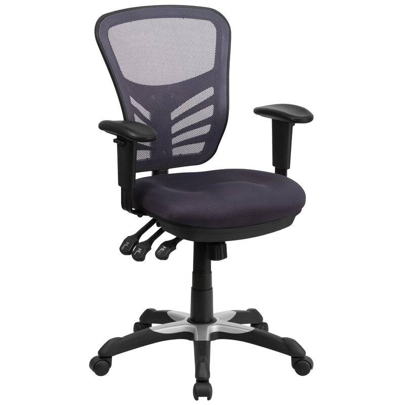 China wholesale Red And Black Gaming Chair Suppliers – 
 Ergonomic High Back Mesh Task Chair OEM –  Wanyida