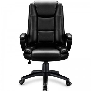 Juodos odos vadovo biuro kėdė