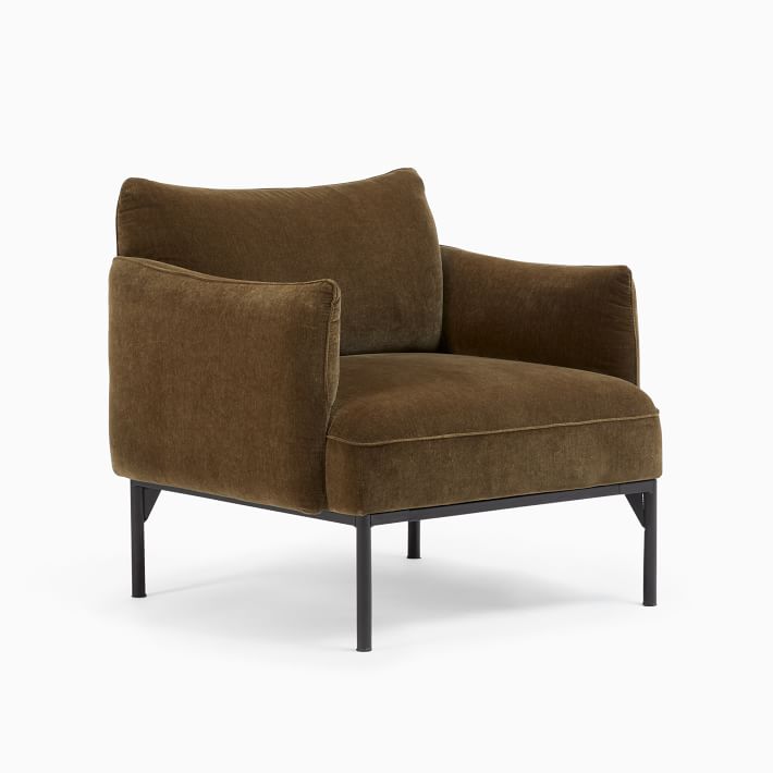 Comfortable velvet penn chair (1)