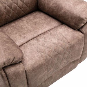 Sofá reclinable Cy, sofá reclinable con función de masaje, sala de estar