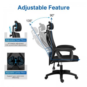 I-Ergonomic Mesh Task Chair ene-headrest