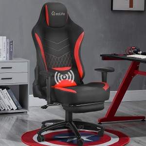 Ajuste de altura de la silla para juegos con respaldo alto