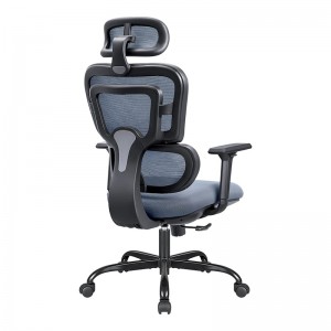 Ergonomic Computer Desk Chairs Swivel thiab Adjustable Office Mesh Chair
