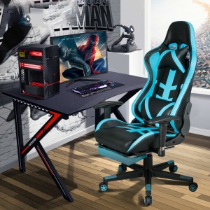 Nudd hár bak PC og Racing Game Chair
