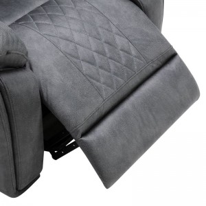 Modern Home Luxury Function Mobles Sofá de tecido azul Sofá seccional de almacenamento