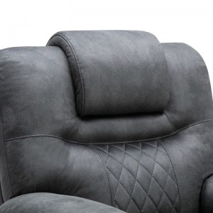 Modern Home Luxury Function Furniture Blue Fabric Sofa Storage Sectional Sofa