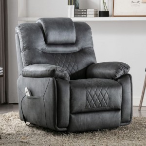 ເຮືອນທີ່ທັນສະໄຫມ Function Luxury ເຟີນີເຈີ Blue Fabric Sofa ການເກັບຮັກສາ Sofa Sectional