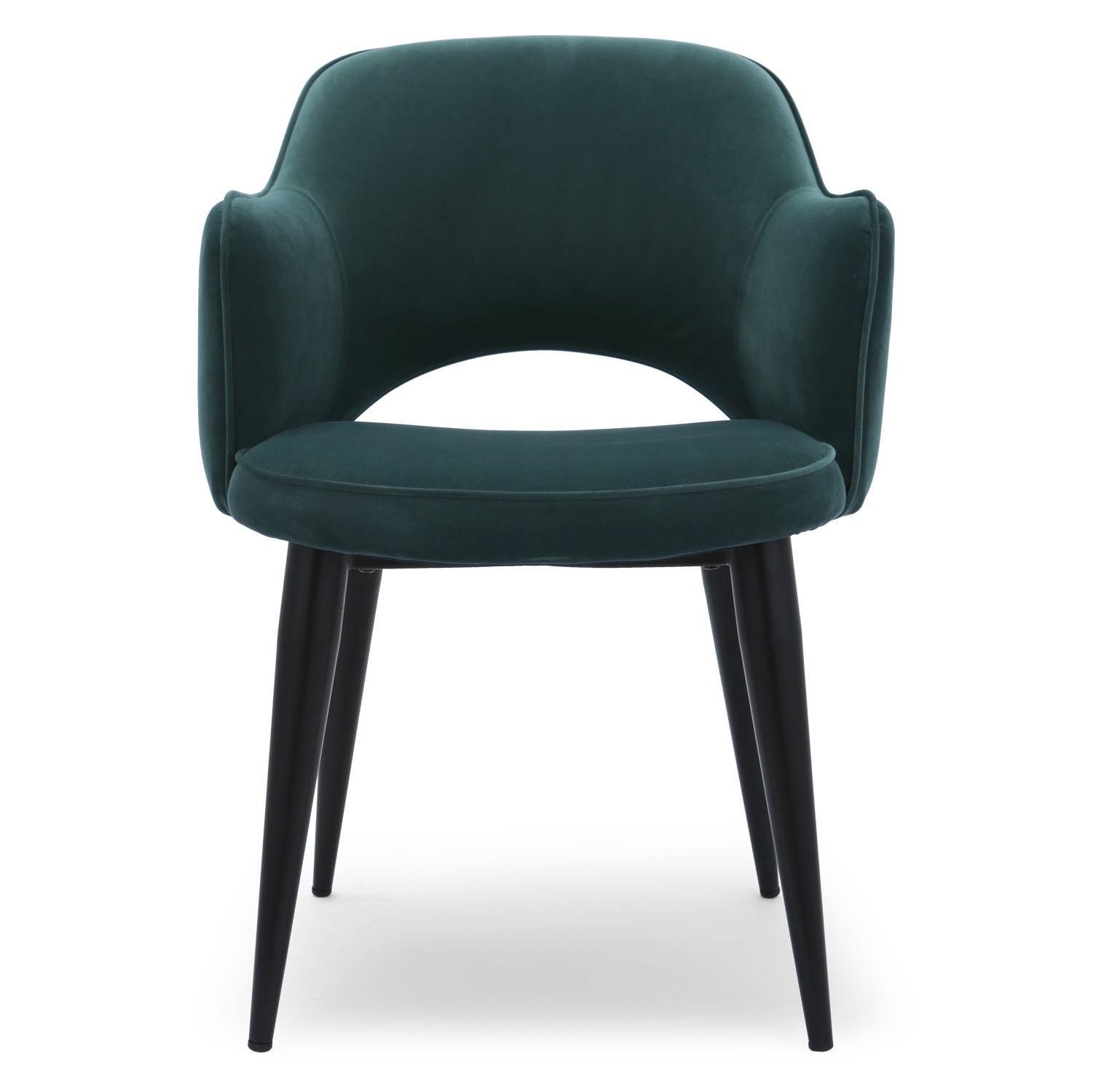 Modern design green armchair (1)