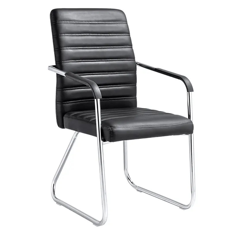 Классический эргономичный офисный стул с поясничной поддержкой, многофункциональный офисный стул с высокой спинкой, кожаный офисный стул