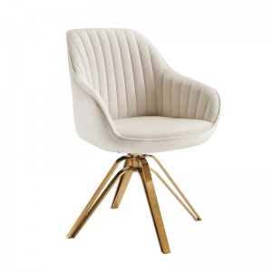 Minimalist Design Swivel Barrel Chair