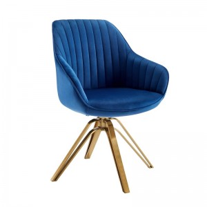 Minimalist Design Swivel Barrel Chair