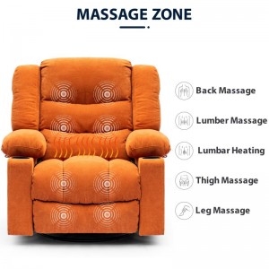Обертовий диван-крісло для вітальні Roker Reclining-2
