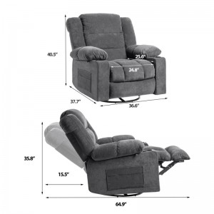 Pasukama Roker Svetainės sofos kėdė-3