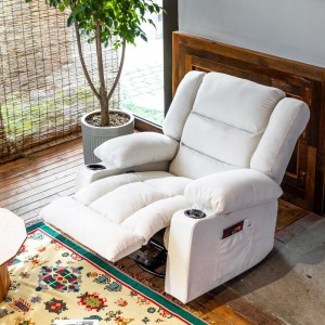 Cadira de sofà de sala d'estar reclinable giratòria Roker