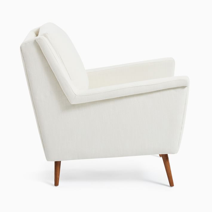 Famous Best Sherpa Accent Chair Factory – 
 Carlo mid century chair with wood legs –  Wanyida